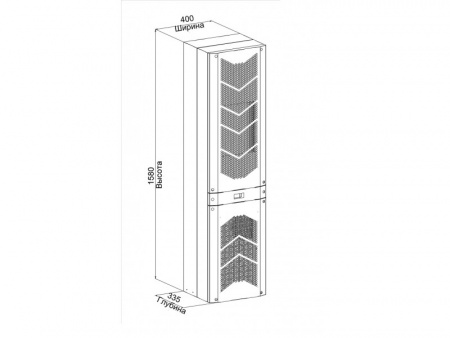 Кондиционер для шкафа настенный UNISPLIT MHW-325S(1)